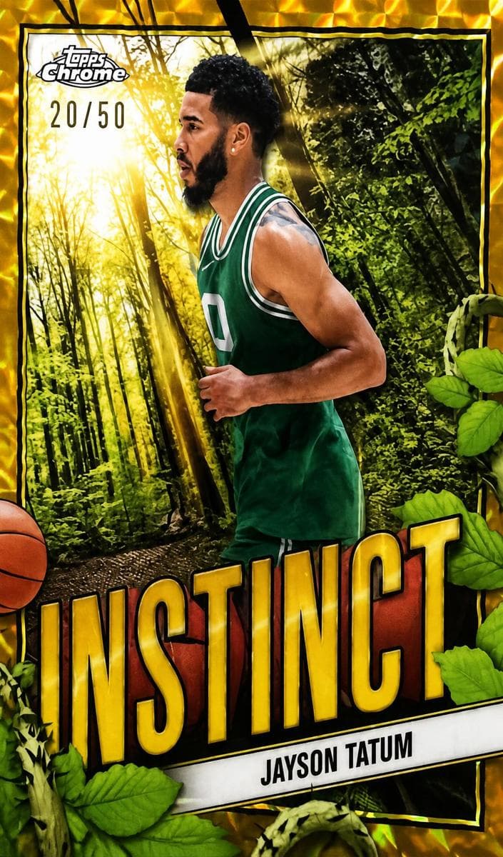 Jayson Tatum 2024 topps Topps Chrome
