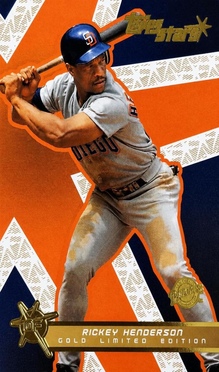 Rickey Henderson 2001 topps Topps Stars