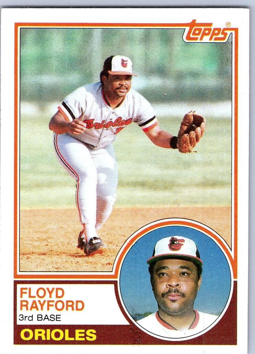 Floyd Rayford trading card