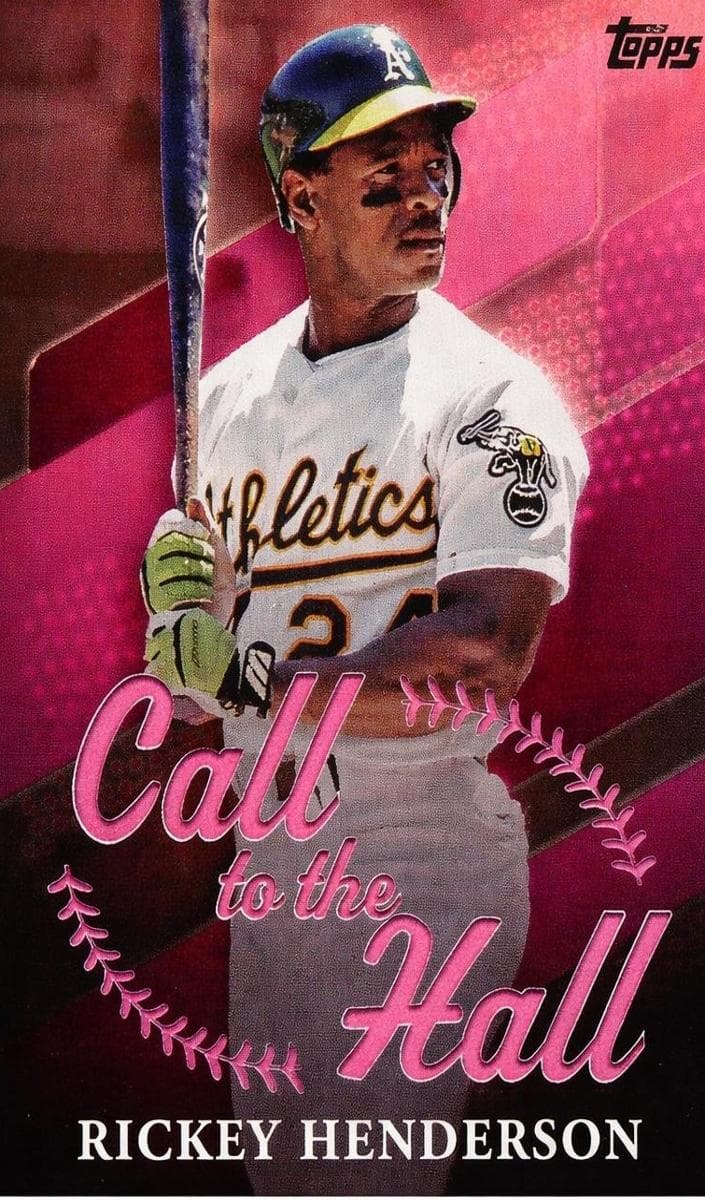 Rickey Henderson 2025 topps Topps