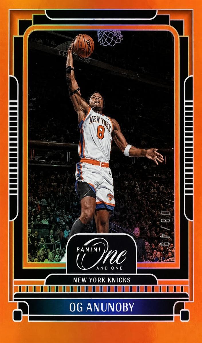 OG Anunoby 2024 panini Panini One and One