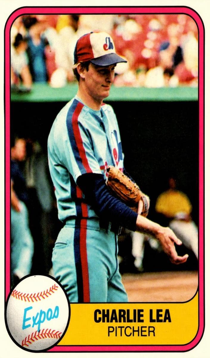 Charlie Lea 1981 fleer