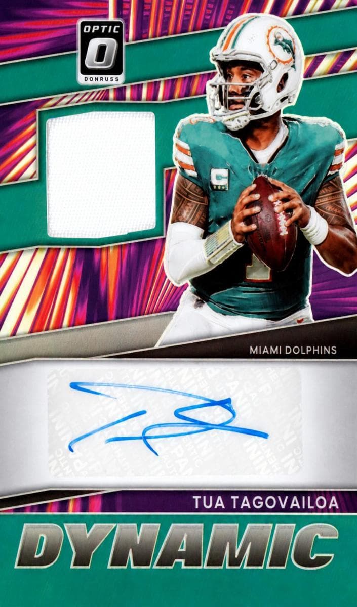 Tua Tagovailoa 2025 panini Donruss Optic