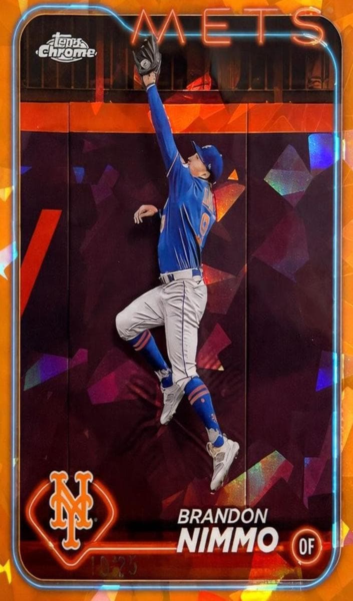 Brandon Nimmo 2024 topps Topps Chrome Sapphire Edition