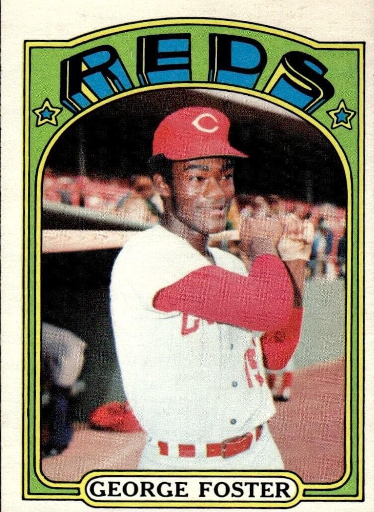 George Foster 1972 topps O-Pee-Chee