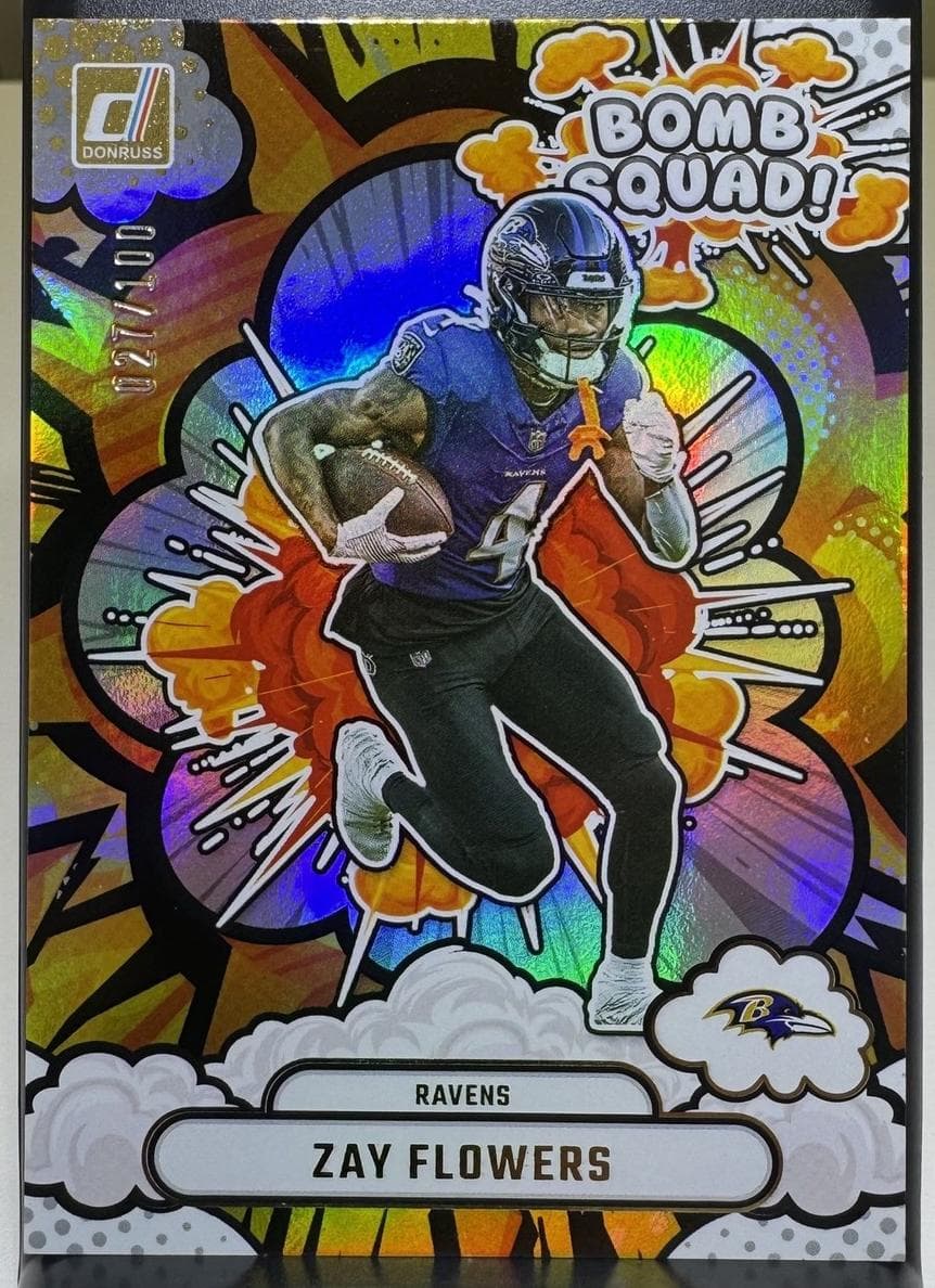 Zay Flowers 2025 panini Donruss