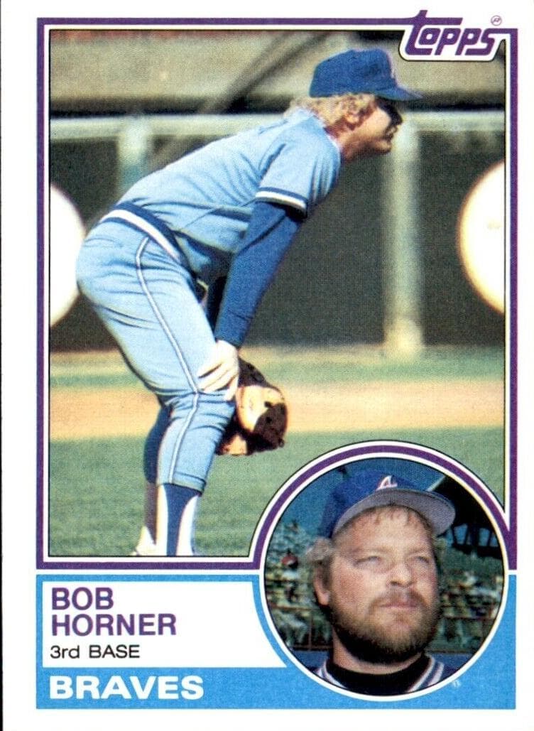 Bob Horner 1983 topps Topps