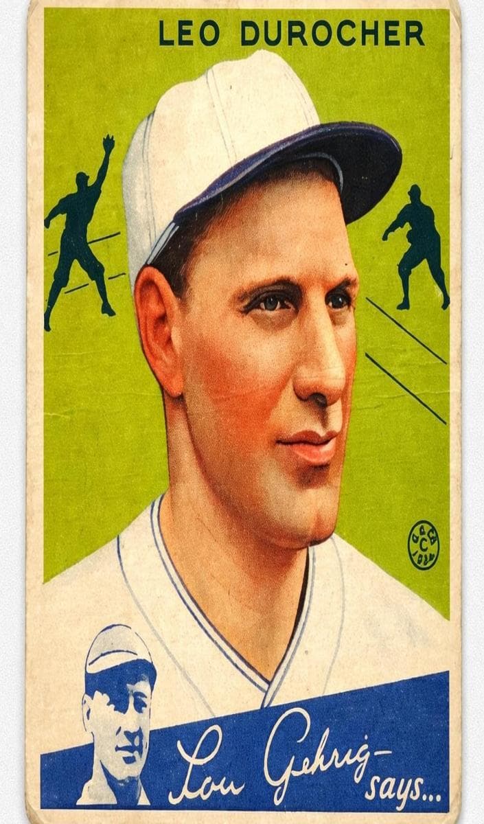 Leo Durocher 1934 unknown Goudey