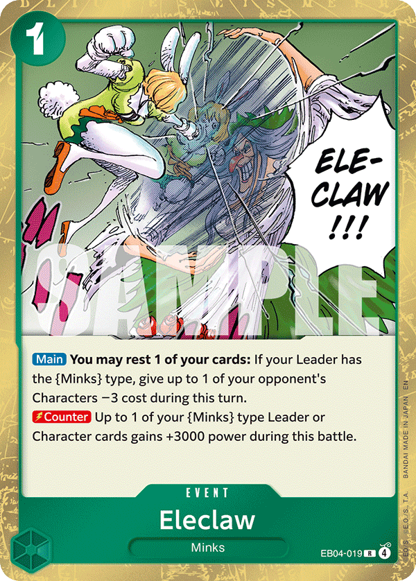 Eleclaw 2026 One Piece Japanese Extra Booster Egghead Crisis