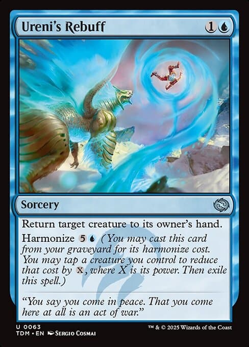 Ureni's Rebuff 2025 Magic: The Gathering Tarkir: Dragonstorm