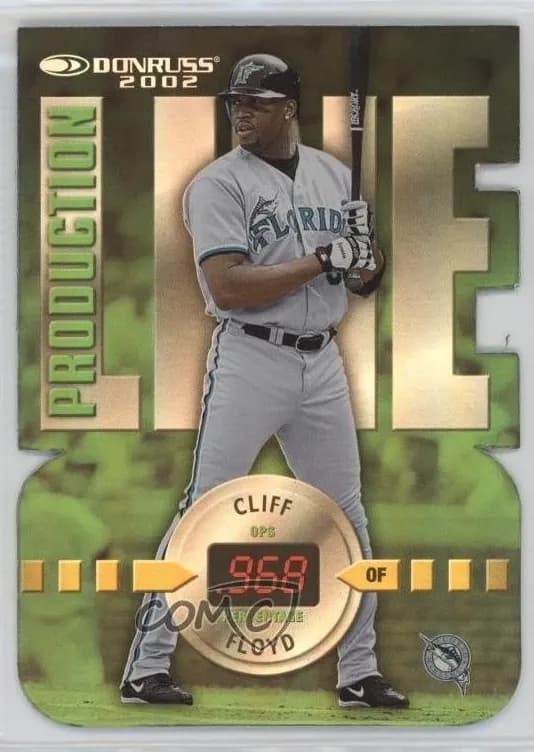 Cliff Floyd 2002 panini Donruss