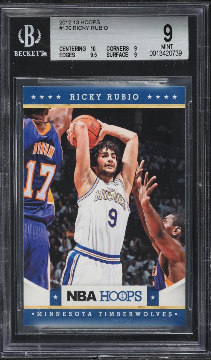 Ricky Rubio 2012 panini Hoops