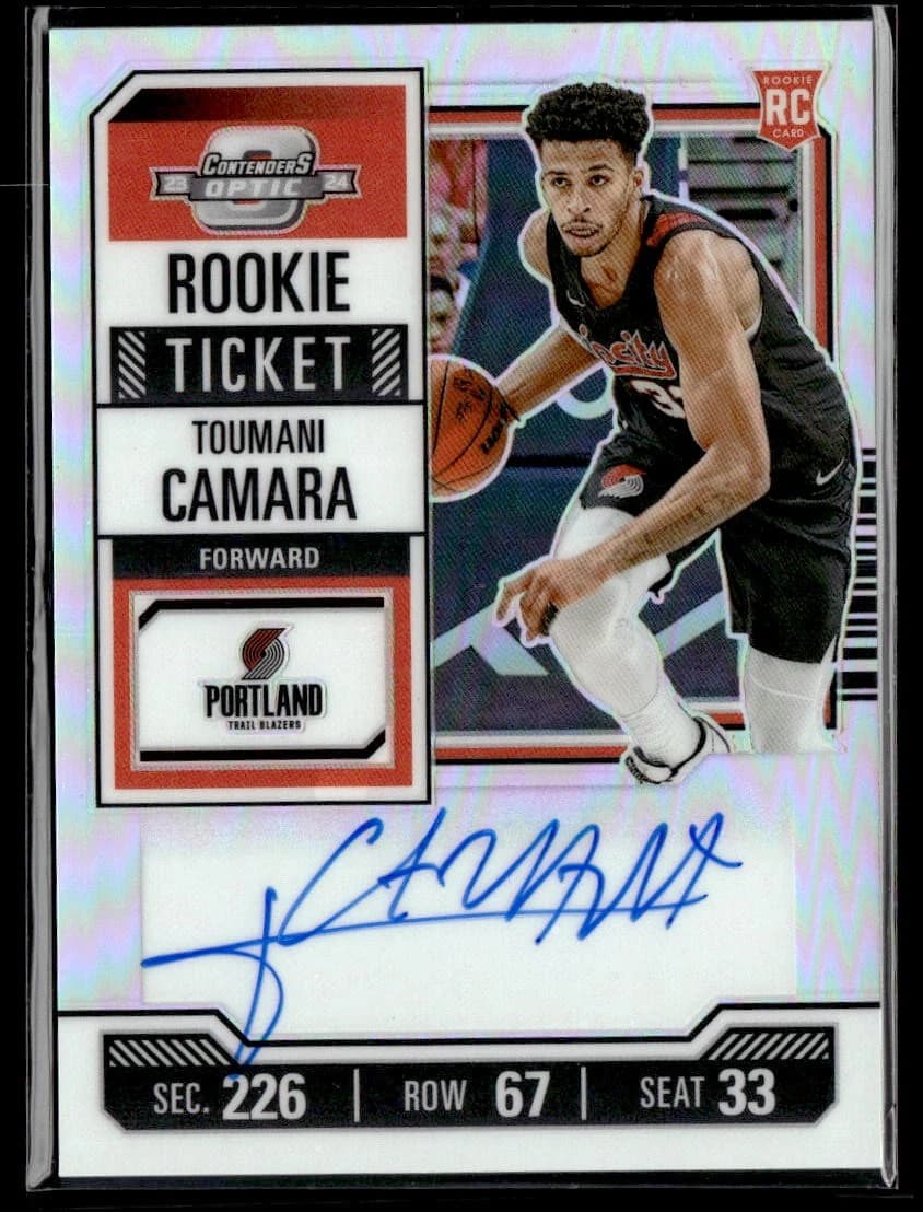 Toumani Camara 2023 panini Panini Contenders Optic