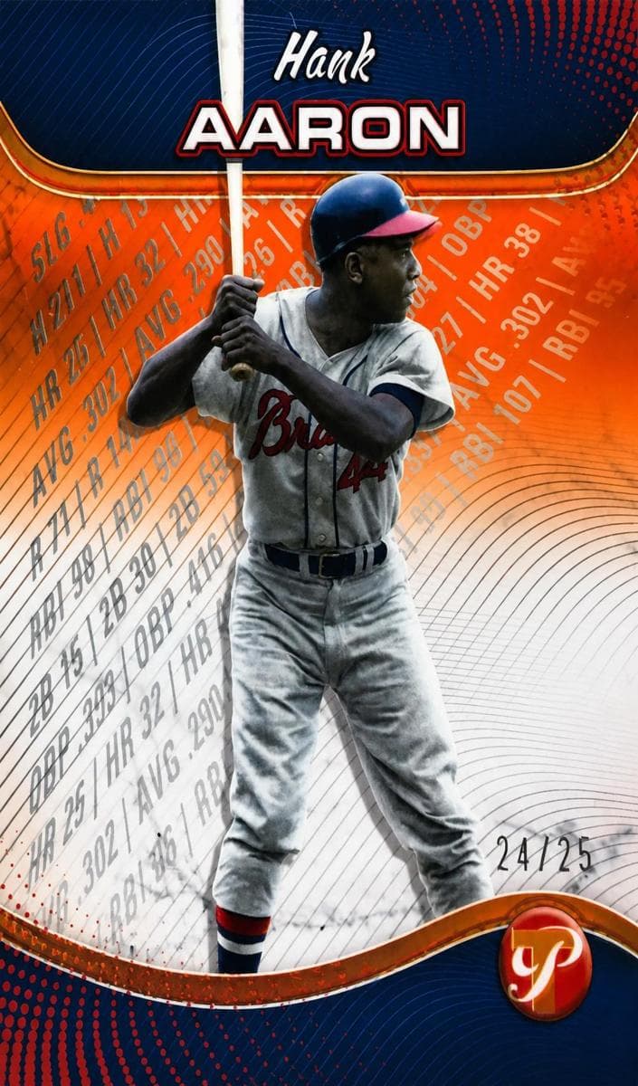 Hank Aaron 2024 topps Topps Pristine