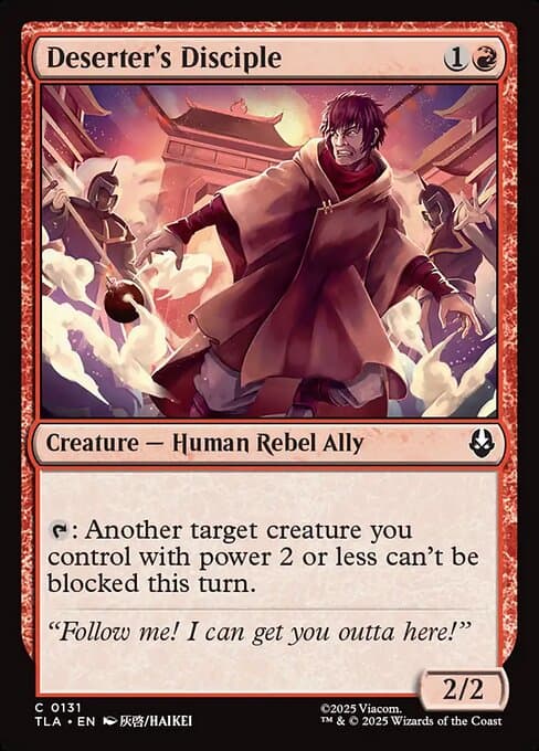 Deserter's Disciple 2025 Magic: The Gathering Avatar: The Last Airbender