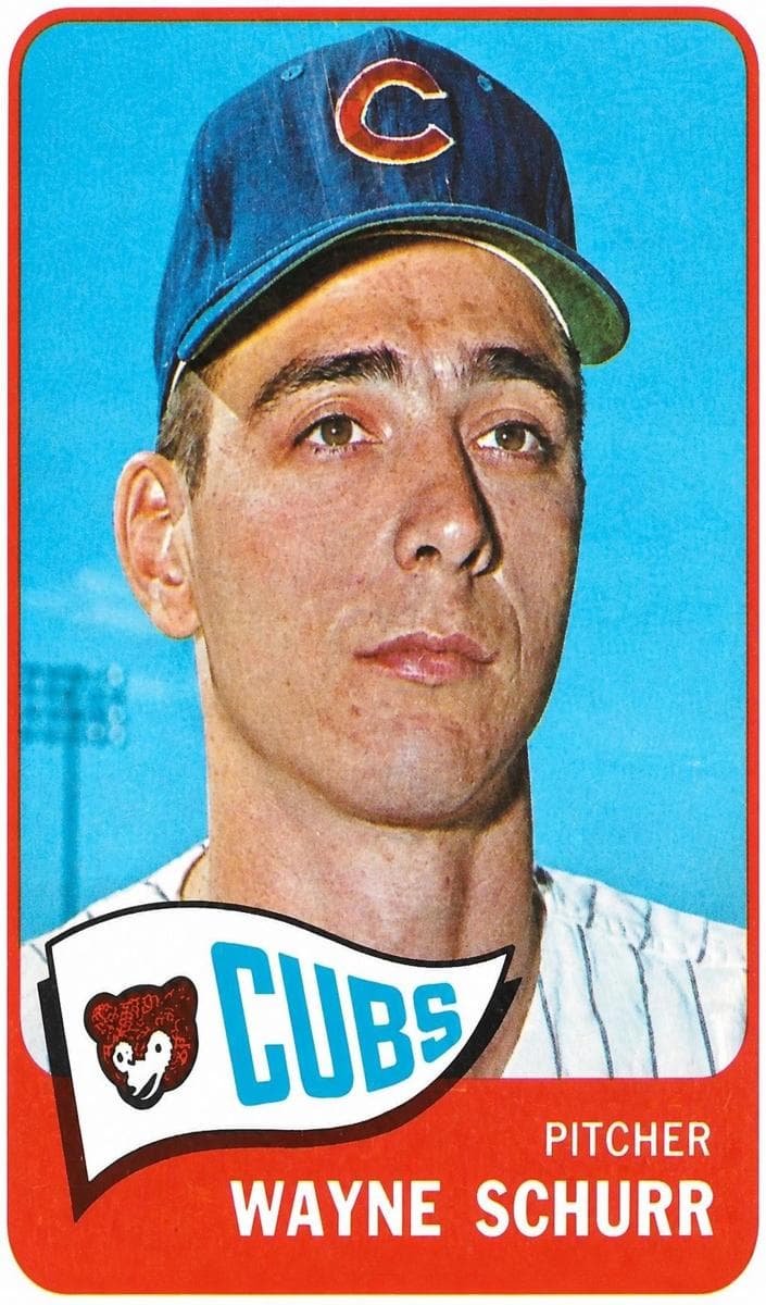 Wayne Schurr 1965 topps