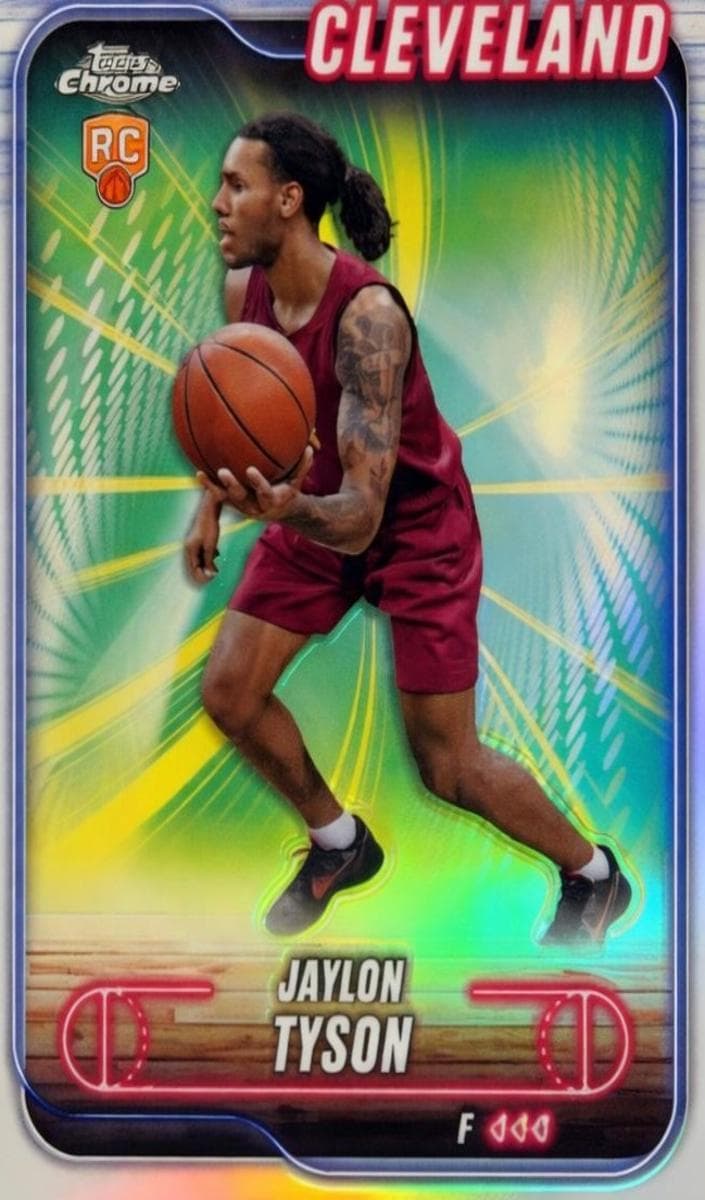 Jaylon Tyson 2024 topps Topps Chrome