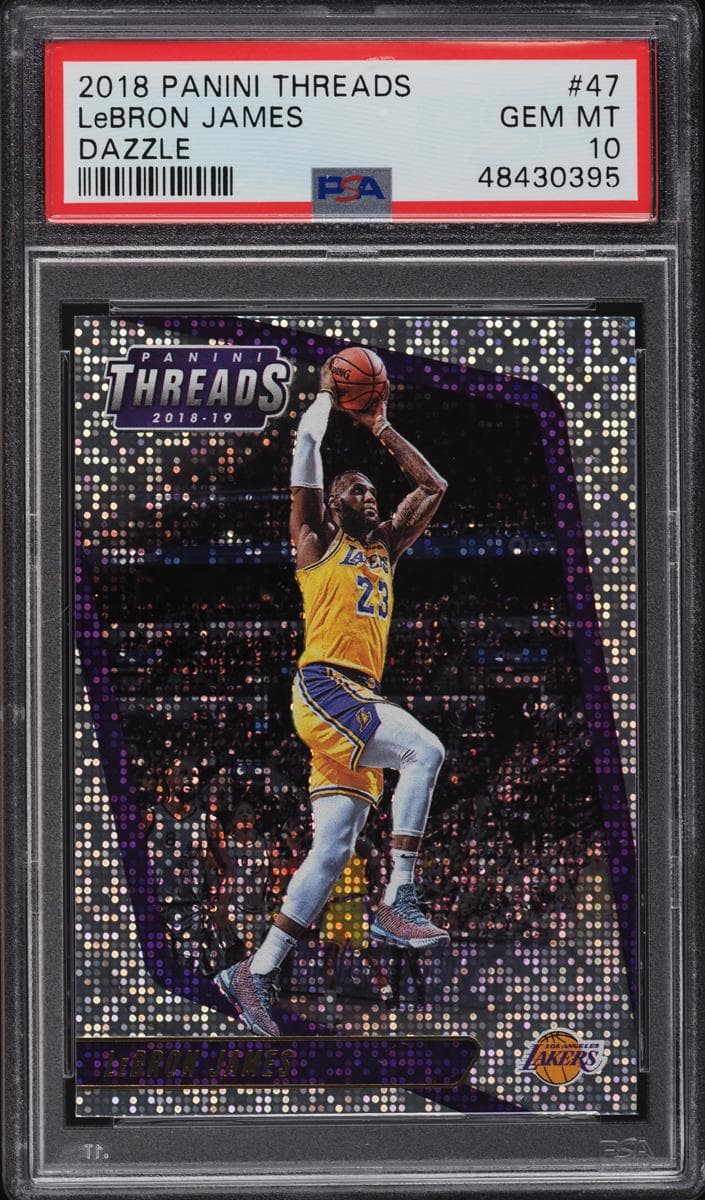 LeBron James 2018 panini Threads