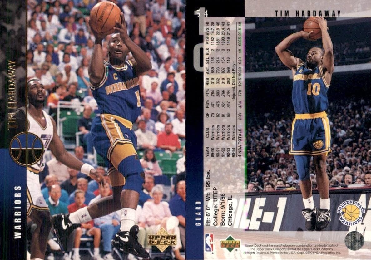 Tim Hardaway 1994 upper-deck Upper Deck