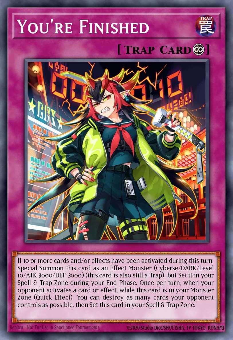 You're Finished 2023 Yu-Gi-Oh! Japanese Duelist Nexus