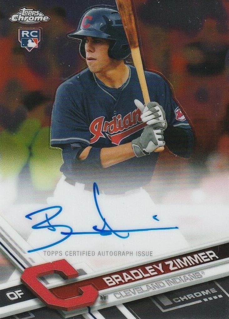 Bradley Zimmer 2017 topps