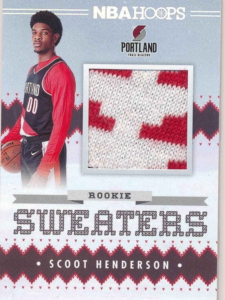 Scoot Henderson 2023 panini Hoops Winter