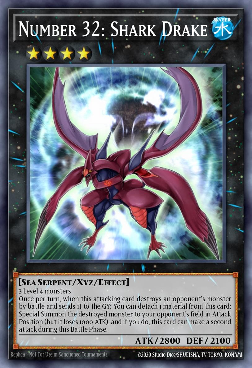 Number 32: Shark Drake 2012 Yu-Gi-Oh!
