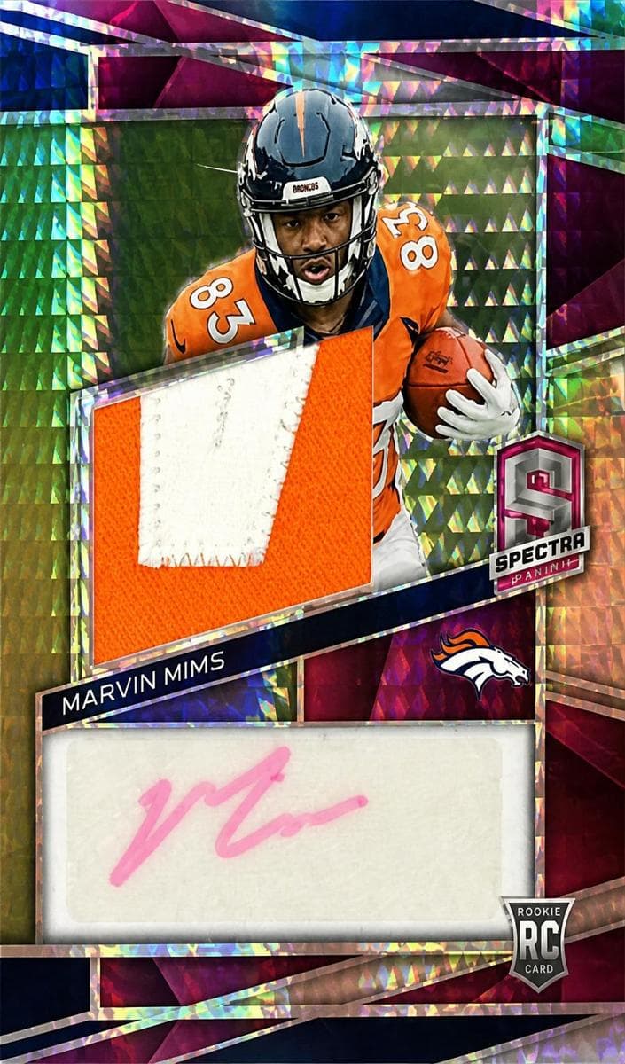Marvin Mims 2023 panini Panini Spectra