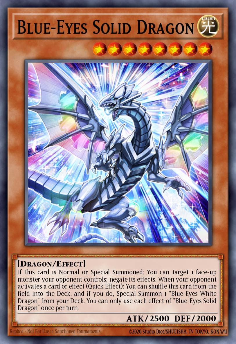 Blue-Eyes Solid Dragon 2018 Yu-Gi-Oh! Legendary Duelists: White Dragon Abyss