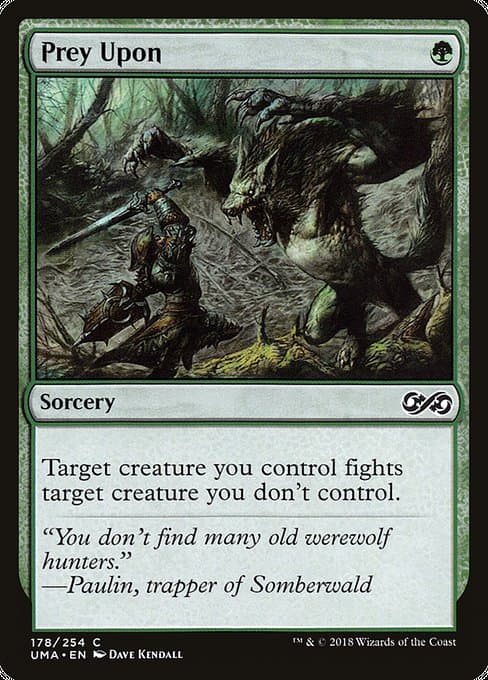 Prey Upon 2016 Magic: The Gathering