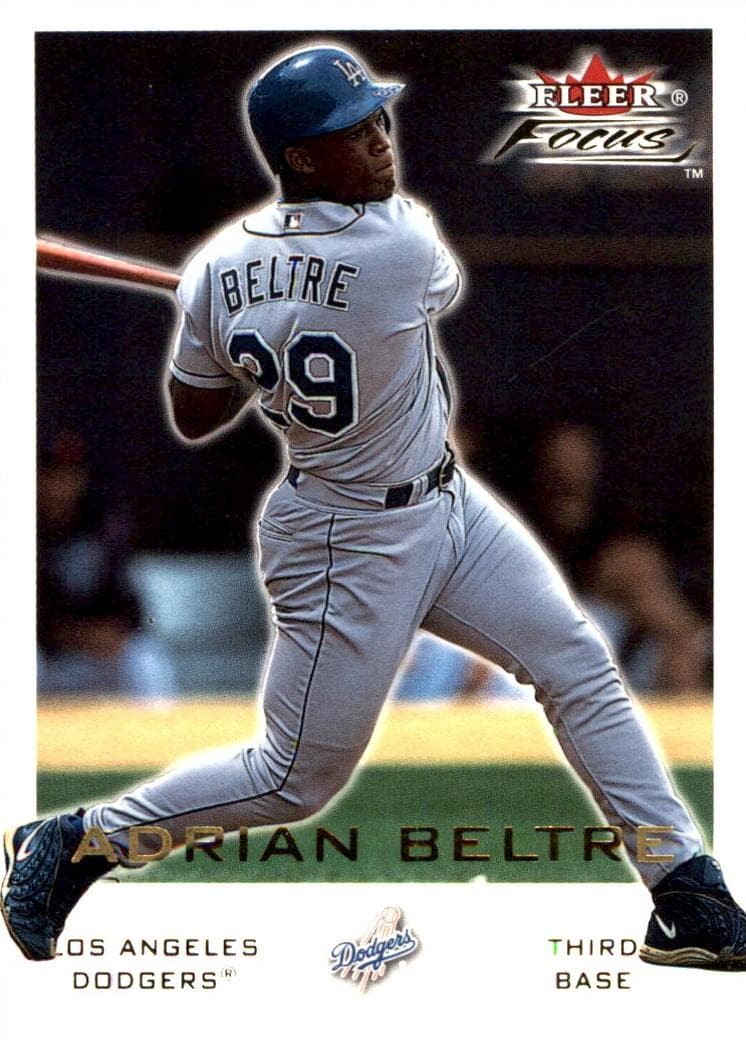 Adrian Beltre 2001 fleer Fleer Focus