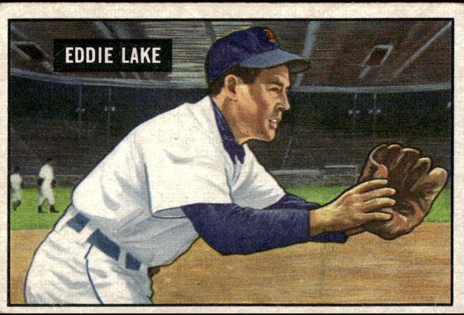 Eddie Lake 1951 bowman Bowman