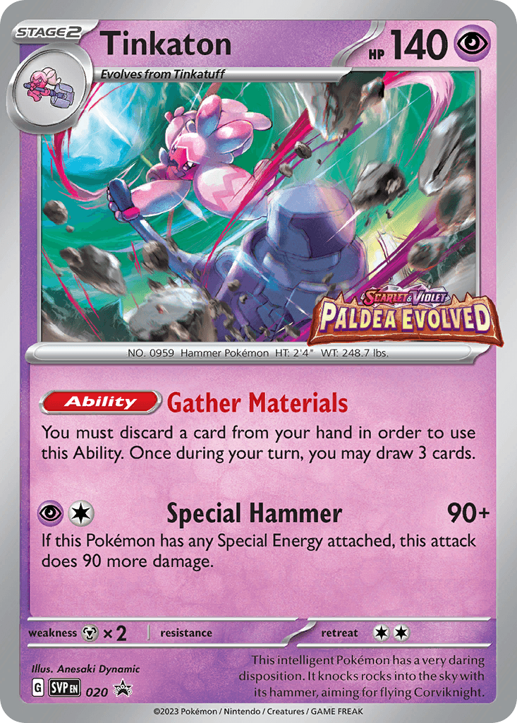 Tinkaton 2023 Pokemon Japanese Future Flash