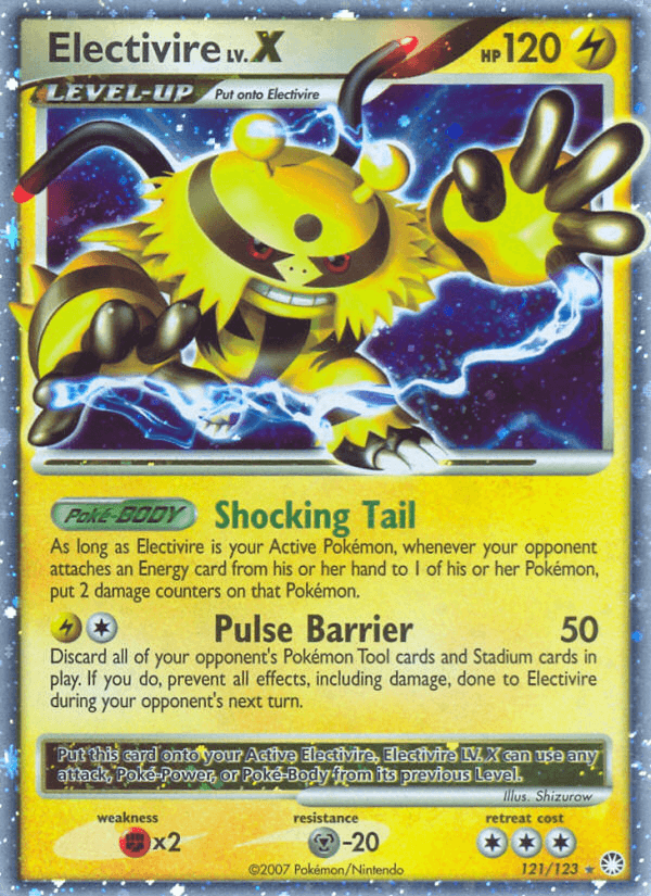 Electivire LV. X 2007 Pokemon Mysterious Treasures