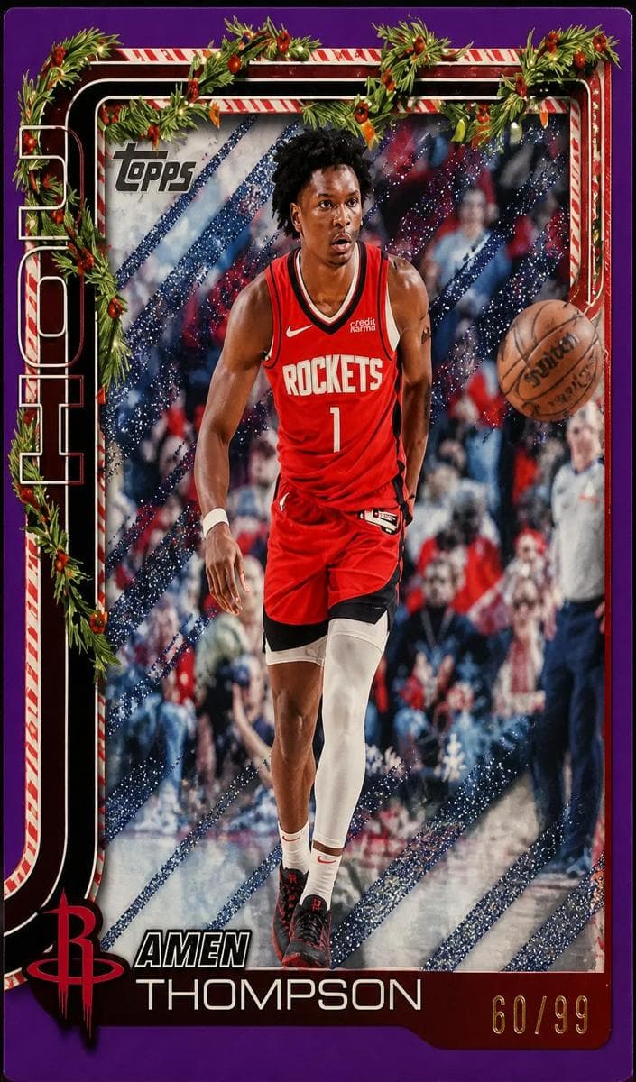 Amen Thompson 2025 topps Topps Holiday