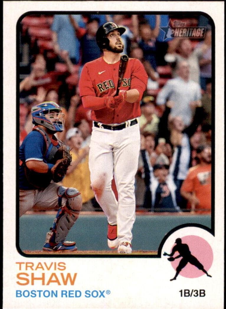 Travis Shaw trading card