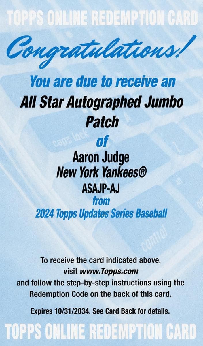 Aaron Judge #ASAJP-AJ