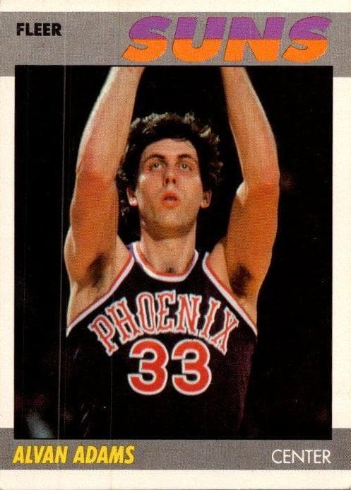 Alvan Adams trading card