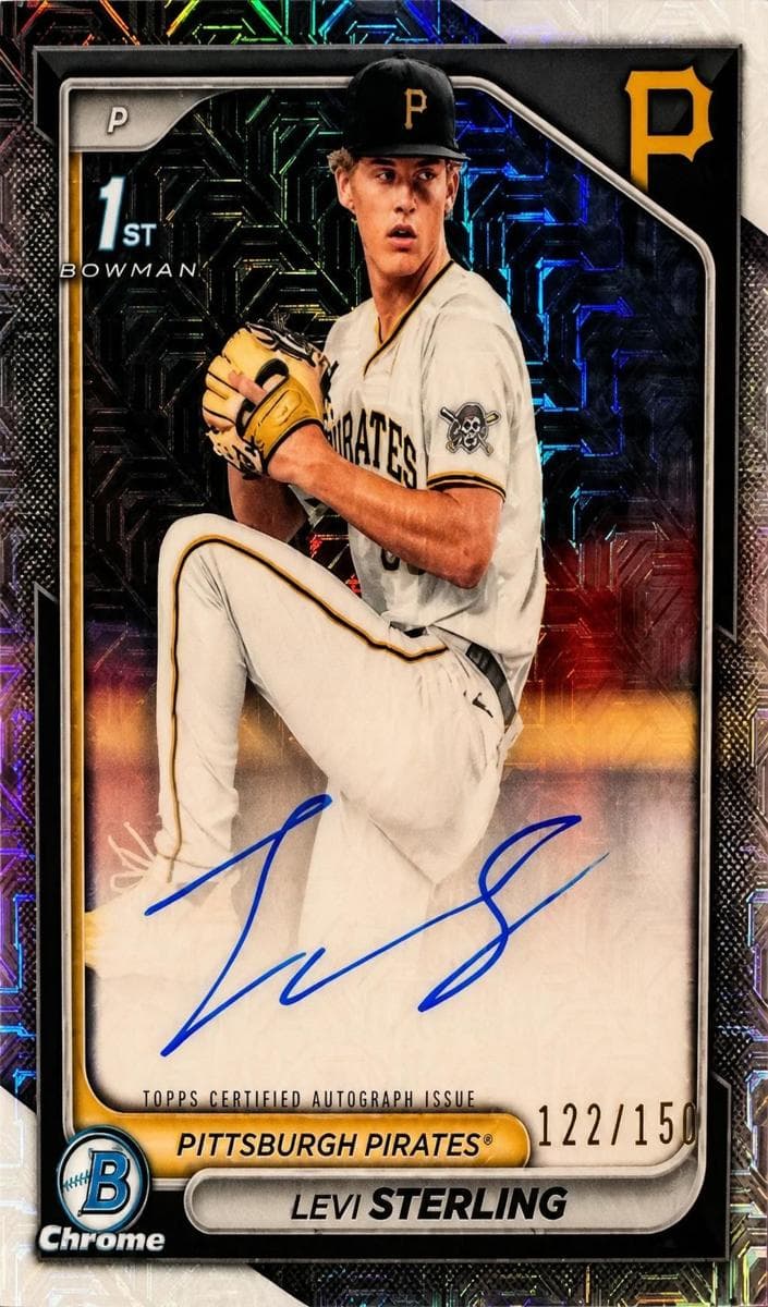 Levi Sterling 2024 bowman Bowman Draft