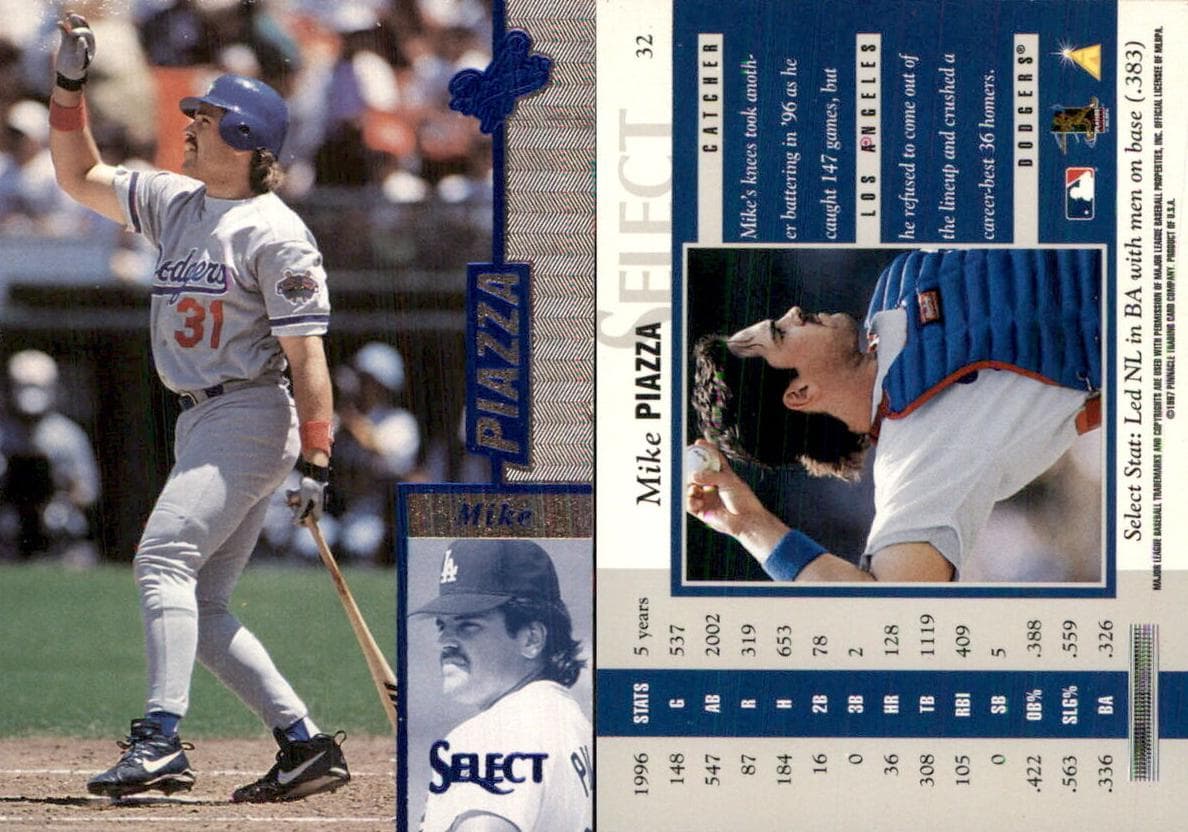 Mike Piazza 1997 panini Select