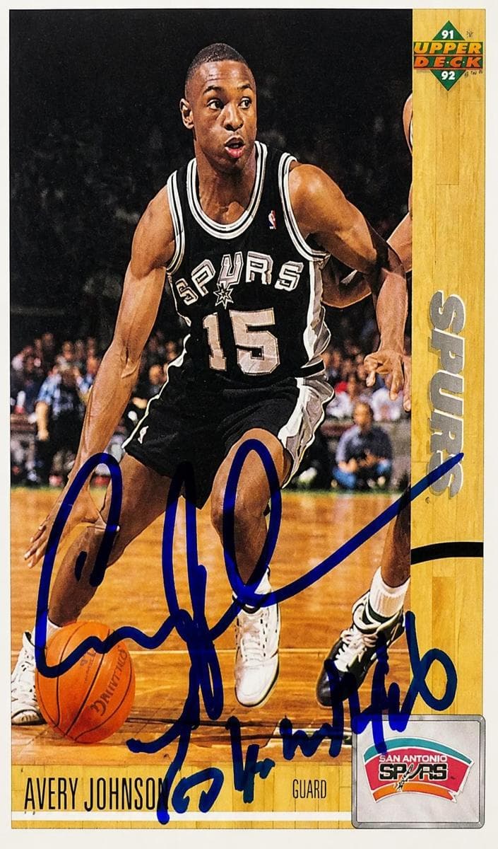 Avery Johnson 1991 upper-deck Upper Deck