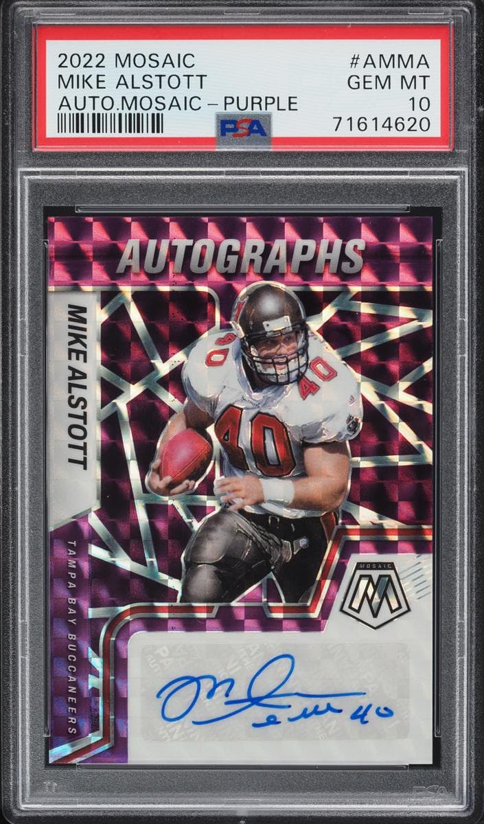Mike Alstott 2022 panini Panini Mosaic