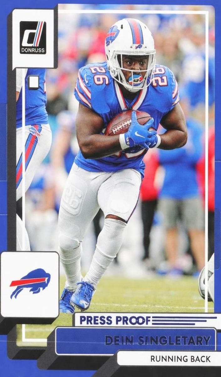 Devin Singletary 2022 panini Donruss
