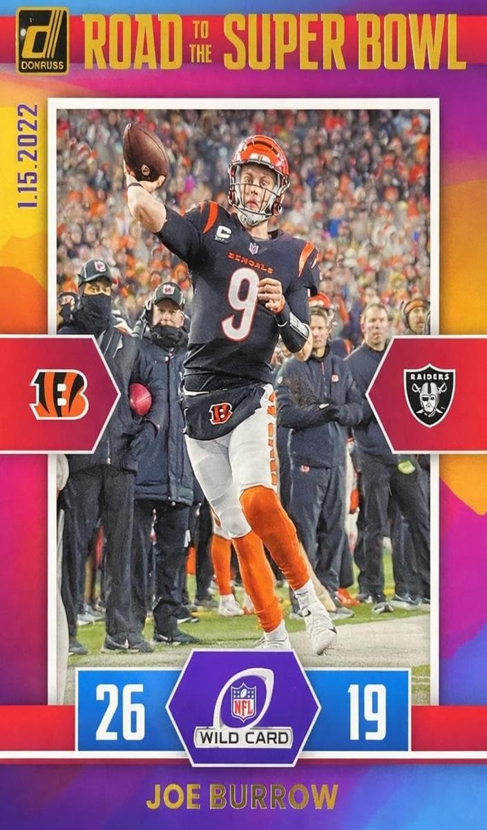 Joe Burrow 2022 panini Donruss