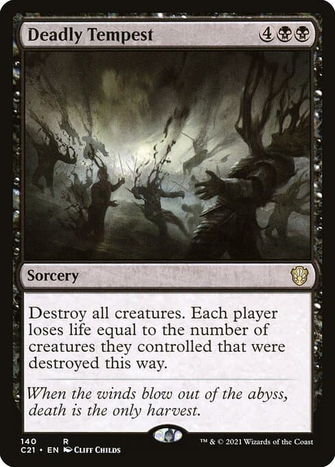 Deadly Tempest 2022 Magic: The Gathering Starter Commander Decks