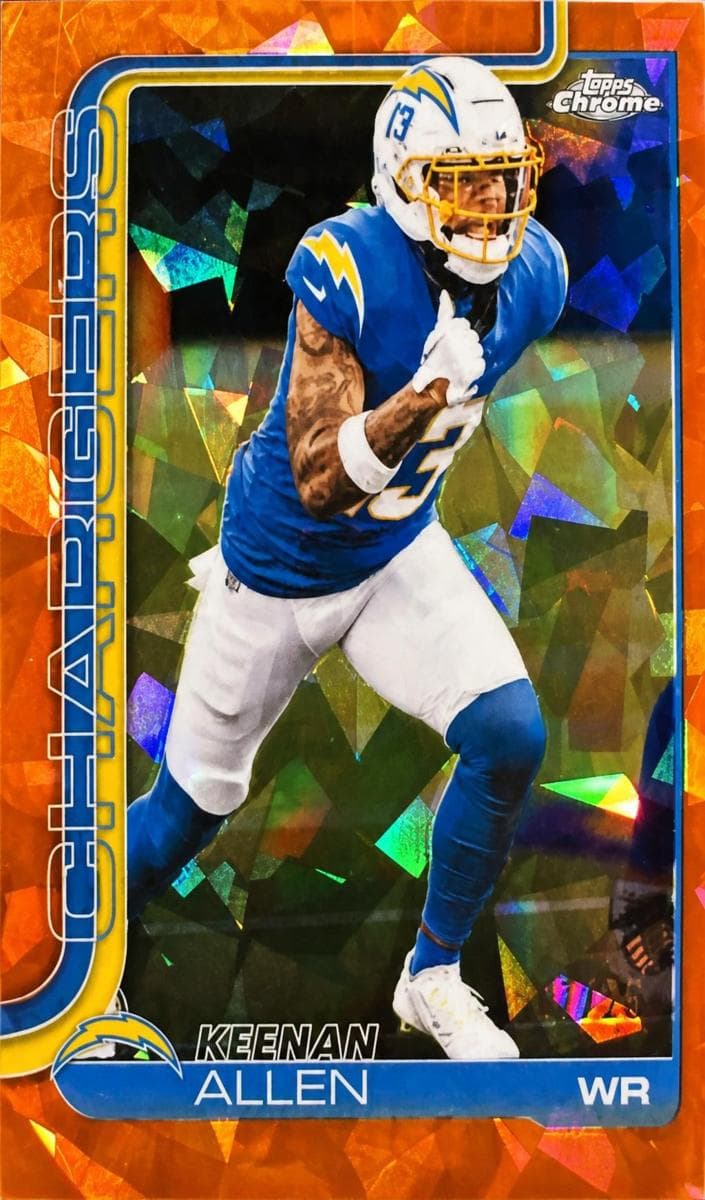 Keenan Allen 2025 topps Topps Chrome Sapphire