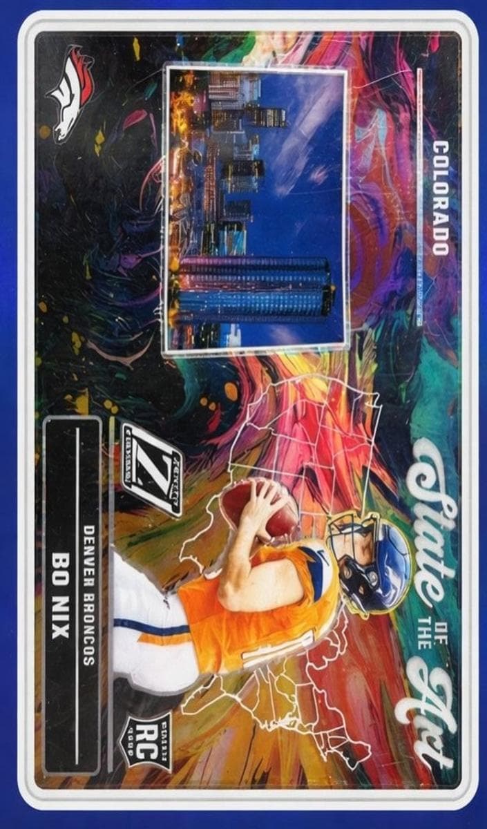 Bo Nix 2024 panini Panini Zenith