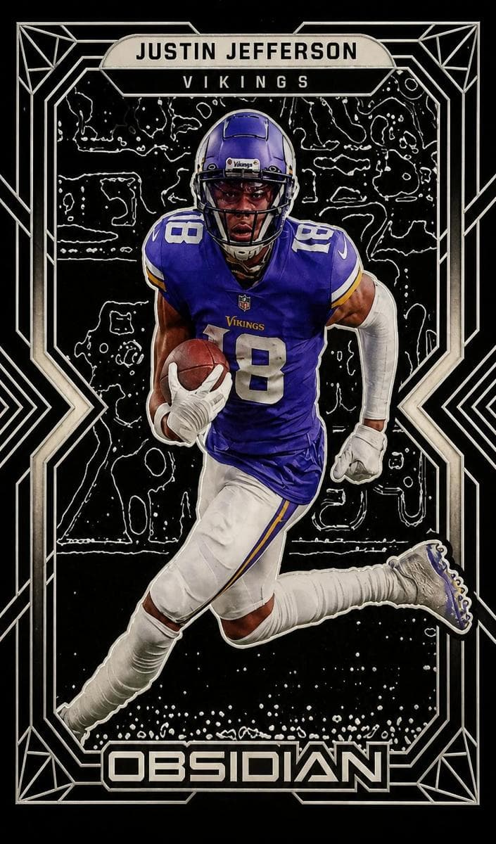 Justin Jefferson 2022 panini Panini Obsidian