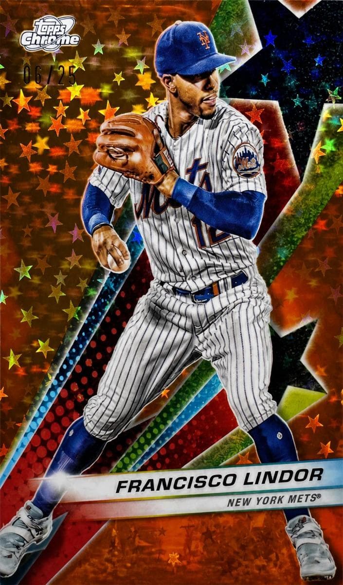 Francisco Lindor 2024 topps Topps Cosmic Chrome
