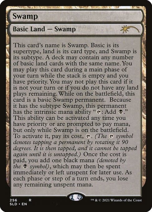 Swamp 2019 Magic: The Gathering Secret Lair Drop
